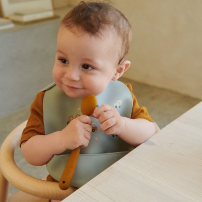 LIEWOOD Silikonová lžička pro děti Tuscany Rose multi mix A růžová barva – Zboží Mobilmania