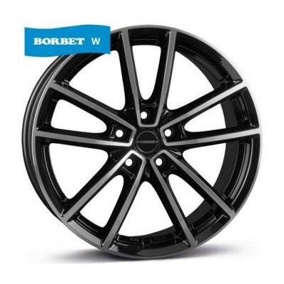 Borbet W 8,5x21 5x108 ET45 black polished