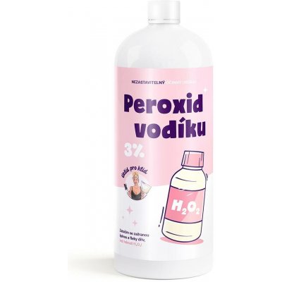 Peroxid vodíku 3% - 1 l Růžová – Zboží Mobilmania