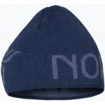 Norrona čepice /29 mid merinoUll logo Beanie Indigo Night Melange – Hledejceny.cz