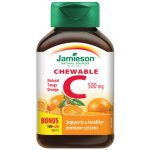 Jamieson Vitamín C 500 mg pomeranč cucací 120 tablet – Hledejceny.cz