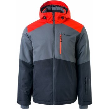 Elbrus Bergen pánská zimní bunda antracite/asphalt/spicy orange