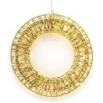Solight LED vánoční věnec 3D, 150 LED, 50cm, IP44, teplá bílá, časovač – Hledejceny.cz