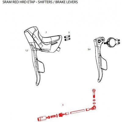 SRAM ETAP HRD SJ HOSE HOOD ASSY – Zboží Mobilmania