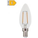 Diolamp LED Filament Candle žárovka čirá C35 2W/230V/E14/6500K/265Lm/360° – Hledejceny.cz