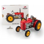 Kovap Traktor Zetor 25A červený na klíček kov 15cm v krabičce 1:25 – Hledejceny.cz