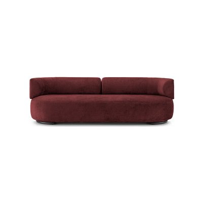 Kartell K-Wait sofa Chenille cihlově červená