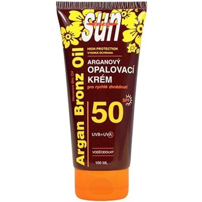 Vivaco Sun opalovací krém SPF50 s arganovým olejem 100 ml – Zboží Mobilmania