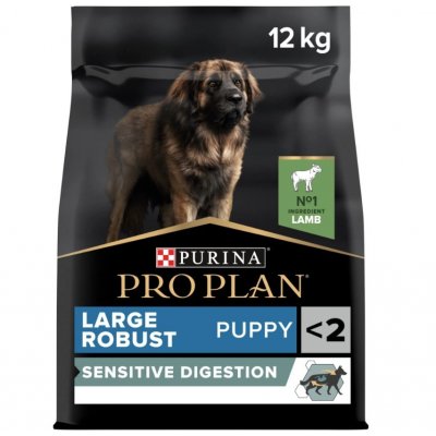 Pro Plan Large Puppy Robust Sensitive Digestion jehněčí 12 kg – Hledejceny.cz