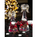 Gilde Skleněný anděl Winter Berries, 16 cm – Hledejceny.cz