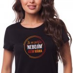 Dámské Tričko Já se PEKLA nebojím, jsem MÁMA Černá – Zboží Dáma