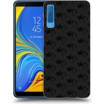 Pouzdro Picasee silikonové Samsung Galaxy A7 2018 A750F - Separ - Black On Black 1 černé – Zbozi.Blesk.cz