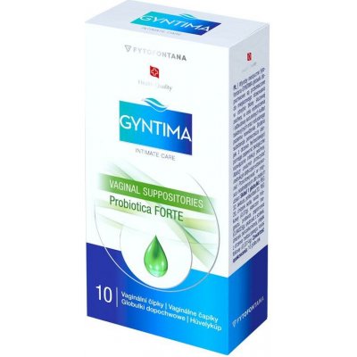 HERB PHARMA Fytofontana GYNTIMA Probiotica Forte vag.čípky 10 ks – Zbozi.Blesk.cz
