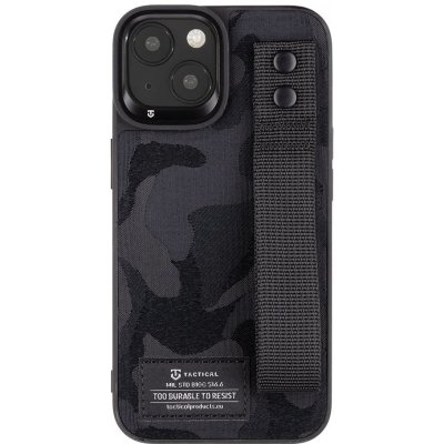 Tactical Camo Troop Drag Strap Kryt pro Apple iPhone 14 Black Chraň svůj telefon, aniž bys obětoval styl. Tactical Camo Troop umí obojí.