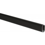 Walteco Oválná šatní tyč 1500x30x15 mm černá 92246 – Zboží Mobilmania