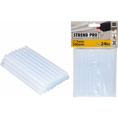 Strend Pro tyčinky do tavné pistole 7mm transparentní 24ks (2171407) – Sleviste.cz