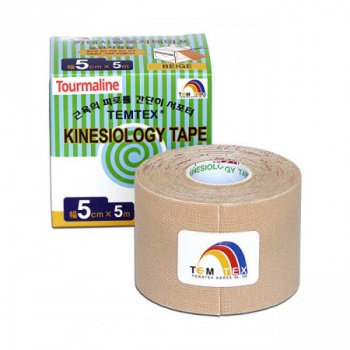 Temtex Kinesiology Tape Tourmaline béžová 5cm x 5m