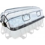 EXIT Zastřešení bazénu Pool 400 x 200 x 105 cm polyvinylchloridová (PVC) ocel bezbarvá – Hledejceny.cz