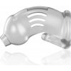 SM, BDSM, fetiš Silikonová klec Model 29 TPE Chastity Cage Transparent ManCage