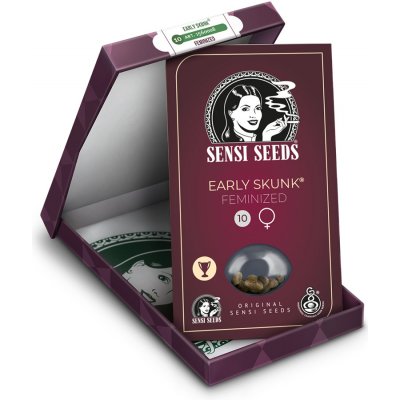 Sensi Seeds Early Skunk semena neobsahují THC 5 ks – Zboží Dáma
