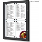 A-Z Reklama CZ světelná menu vitrína na stěnu SCZNC9005LED 4 x A4 listy – Zboží Dáma