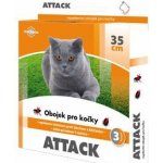 Stachema CZ s.r.o. Attack obojek antiparazitární 35 cm kočka 48112 – Zbozi.Blesk.cz