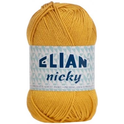 VSV Pletací příze Elian Nicky 6686 - žlutá – Zboží Mobilmania