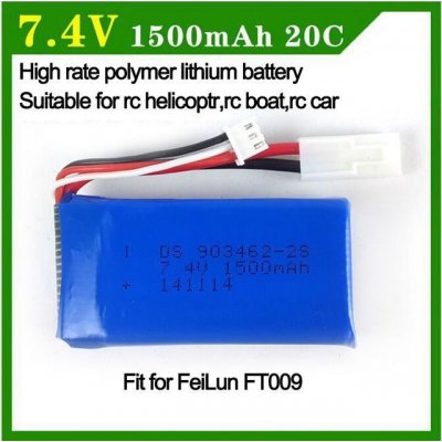 Li-Pol GFC energy 1500mAh 20C 2S 7,4V battery - Tamyia Botland