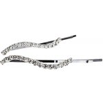Štrasové pérko do vlasů 2kusy - stříbrné - 1 – Zboží Dáma