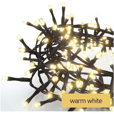 EMOS LED vánoční řetěz ježek 8 m venkovní i vnitřní teplá bílá časovač