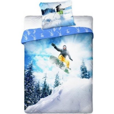 Faro povlečení Snowboarďáci bavlna 140x200 70x90 – Hledejceny.cz