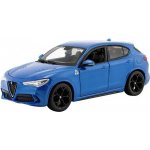 Bburago Alfa Romeo Stelvio modrá 1:24 – Zboží Dáma
