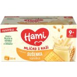 Hami mlíčko s kaší sušenka vanilka 4 x 250 ml – Sleviste.cz