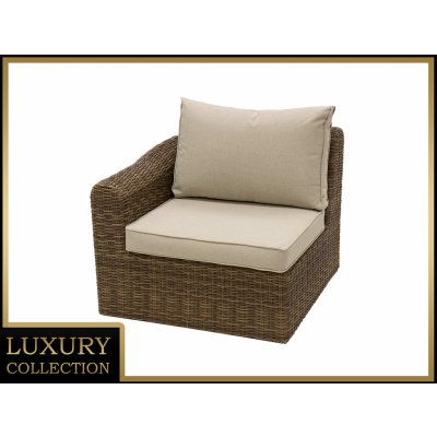 DEOKORK Ratanové PRAVÉ ukončení BORNEO LUXURY hnědá – Zboží Mobilmania