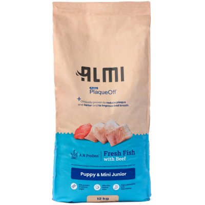 Almi Puppy & Mini Junior Granule s mořskou řasou 12 kg – Zbozi.Blesk.cz