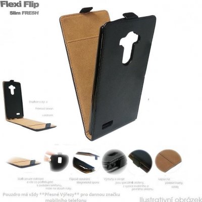 Pouzdro Forcell Slim Flip Flexi FRESH Lenovo A2010 - černé – Zboží Mobilmania