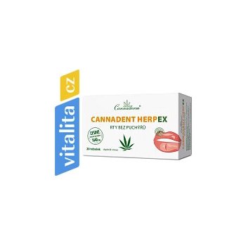 Cannaderm Cannadent Herpex rty bez puchýřů 28 tobolek