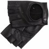 Rukavice, ochranné pomůcky Špongr Pánské kožené řidičské rukavice Austin černé