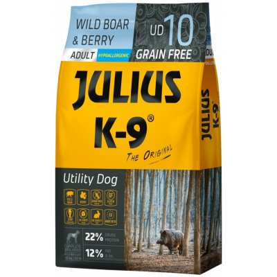 Julius K9 Grain Free Adult Utility Dog Wild Boar & Berry 10 kg – Zboží Mobilmania