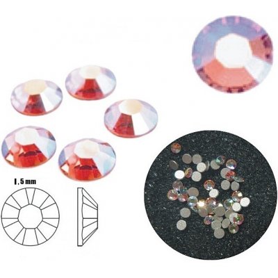 EXPA nails Kamínky Swarovski Krystal duhový 1,5 mm 50 ks – Sleviste.cz