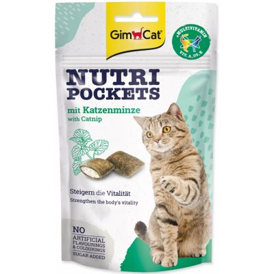 GimCat Nutri Pockets se šantou kočičí 60 g – Hledejceny.cz