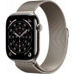 Apple Watch Series 11 Cellular (46mm) Přírodní titan s přírodním milánským tahem S/M MFCY4MP/A – Zboží Živě