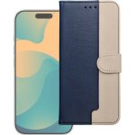 Split Book case pro Apple iPhone 17 Pro, navy cream – Zboží Živě