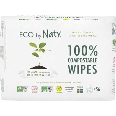 Baby start Naty Nature Babycare ECO vlhčené ubrousky kompostovatelné, bez vůně 3 x 56 ks – Hledejceny.cz