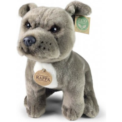 Eco- Friendly pes stafordšírský bulteriér šedý 30 cm – Sleviste.cz