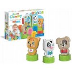 CLEMENTONI BABY Soft Clemmy Hrací sada s knížkou Milá zvířátka – Zboží Dáma
