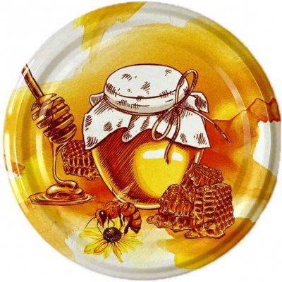 Víčko na sklenici na med se závitem TO 82 - Sklenice s medem – Zboží Mobilmania