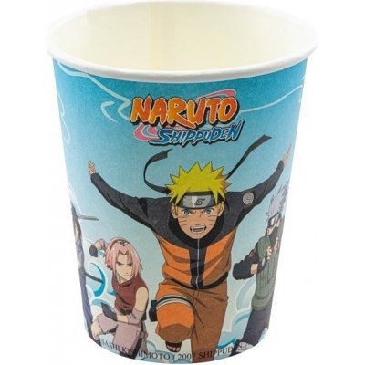 CHAKS Kelímky papírové Naruto Shippuden 250 ml