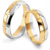Prsteny iZlato Forever Snubní prstýnky s gravírem puls srdce STOB257