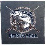 Bohemia Gifts Kameninový podtácek pro rybáře 10cm – Zboží Dáma